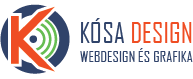Kósa Design logó Webdesign és Grafika felirattal