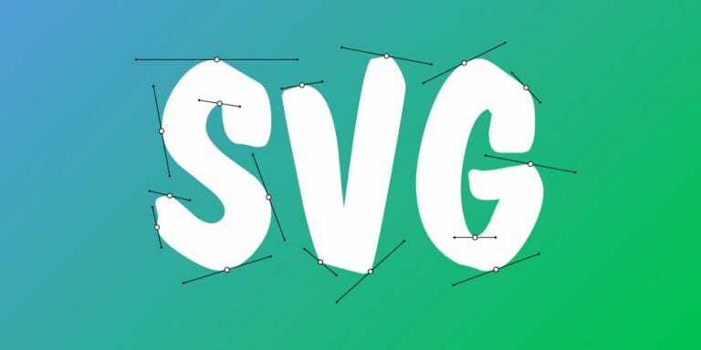 SVG szó Béziér görbékkel