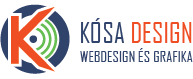 Kósa Design logó Webdesign és Grafika felirattal
